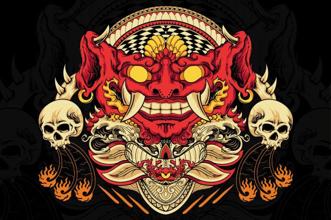 I will draw an awesome illustration for your t shirt