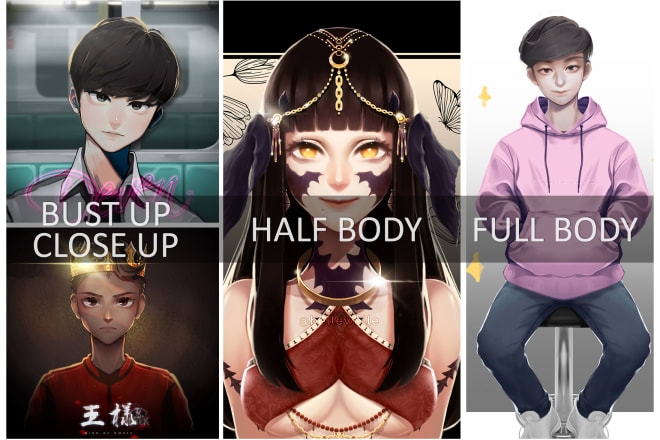 I will draw art commission, anime fanart character design
