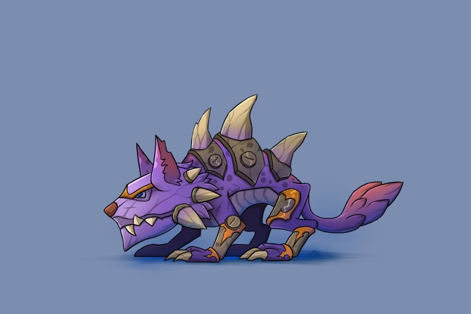 I will draw cartoon for character, monster, dragon