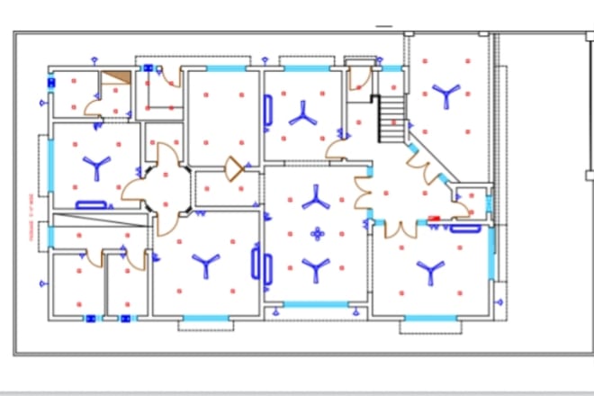 I will draw electrical fixture detail