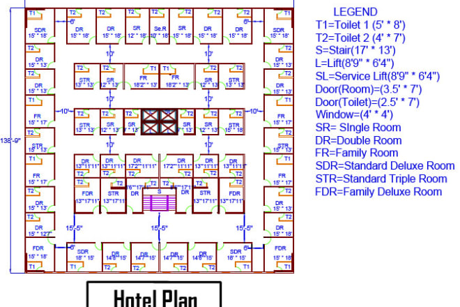 I will draw floor plan from a sketch or hand drawing