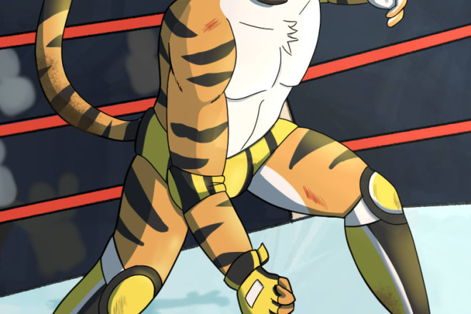 I will draw furry comissions cell shaded