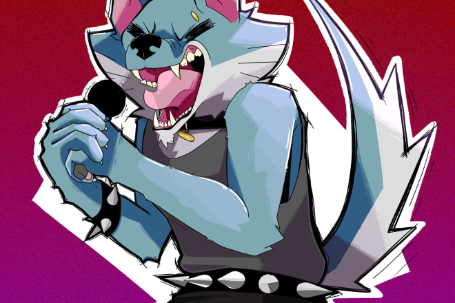 I will draw furry, fursona or anthro art for you