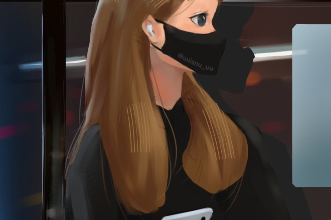 I will draw you illustration anime or semirealistic