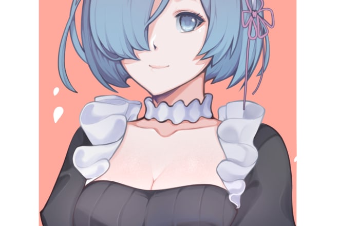 I will draw your character in anime style