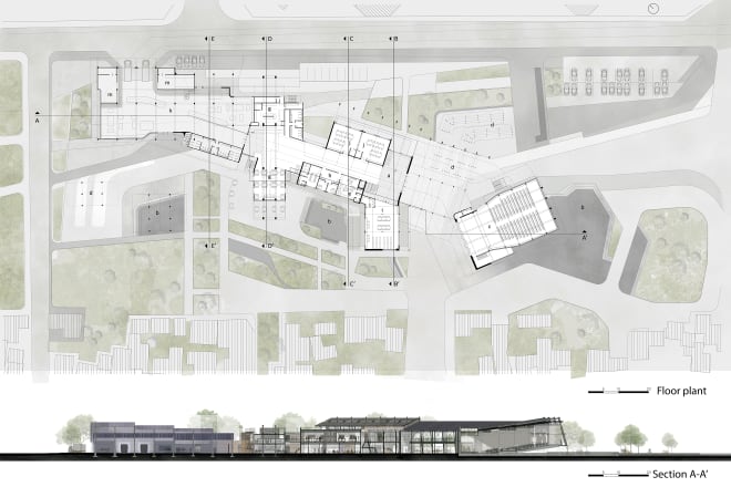 I will draw your floor plan, elevations, roof plan or sections