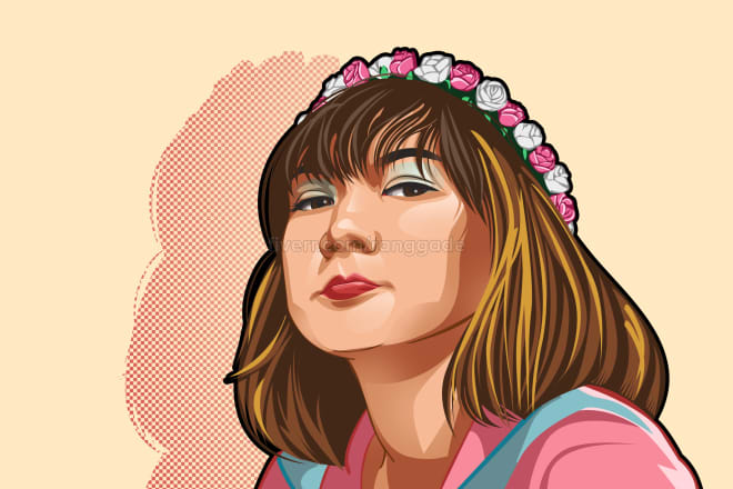 I will draw your portrait in my cartoon style