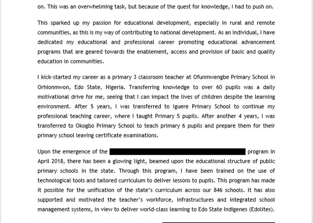 I will edit and proofread your personal and professional profile