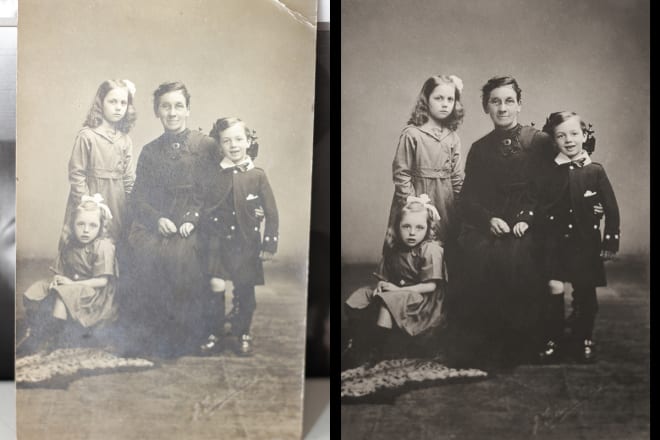 I will edit and restore vintage and old photos