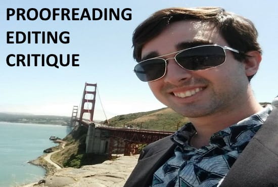 I will edit, proofread and critique your manuscript