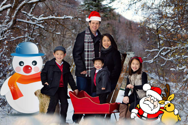 I will edit Your Photo For The Christmas