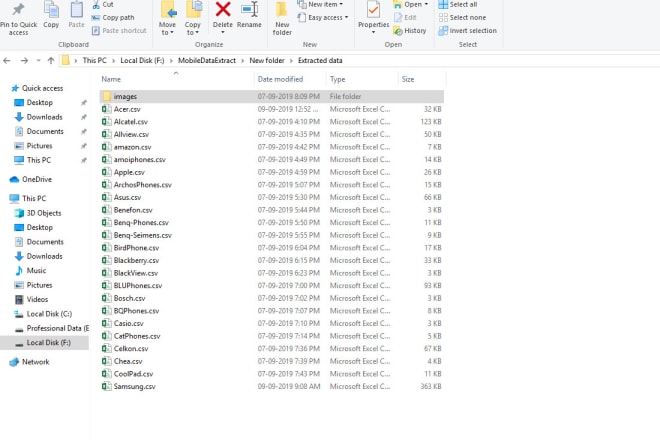 I will extract and scrap websites data