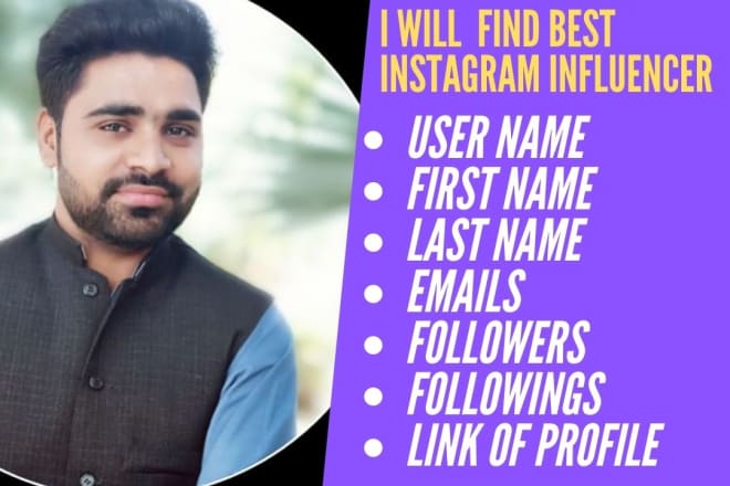 I will find best instagram influencers against your niche