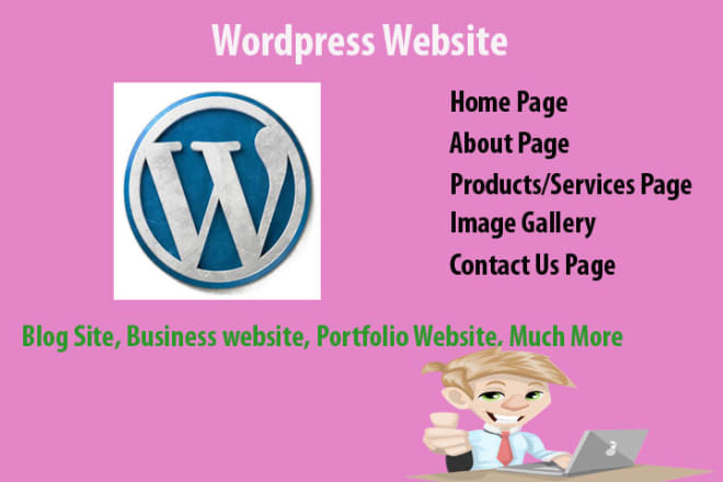 I will five page wordpress site