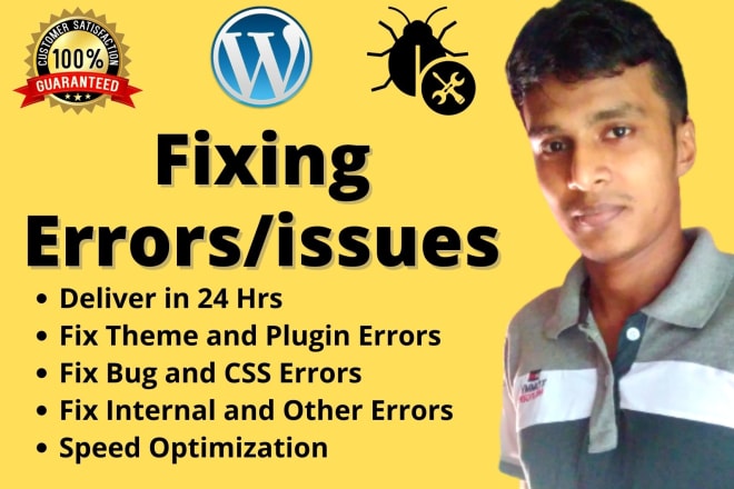 I will fix and debug wordpress website issue and critical error or bug quickly