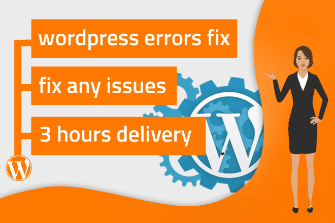 I will fix wordpress website issues or errors in 3 hours