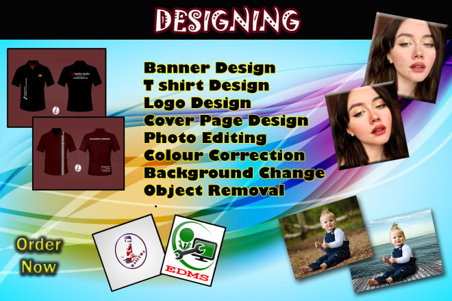 I will graphic design, photoshop, t shirt design, banner design