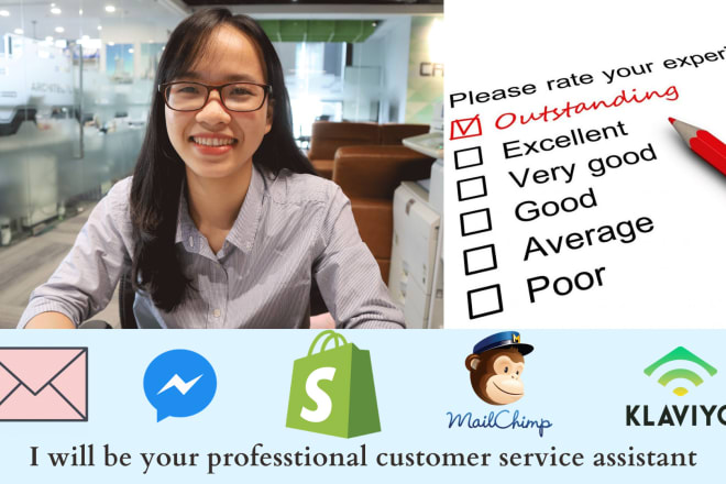I will handle customer service emails for dropshipping store