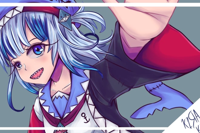 I will illustrate anime style 4u