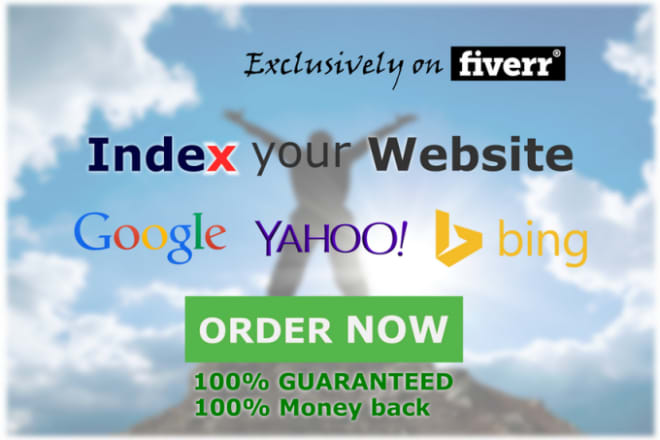 I will index your website to google and other search engines