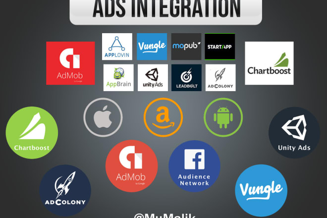 I will integrate third party ads in unity and xcode games