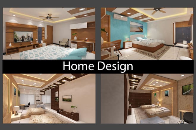 I will interior design and exterior design with 3d rendering design