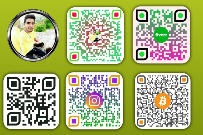 I will make a colorful qr code generator and custom qr code