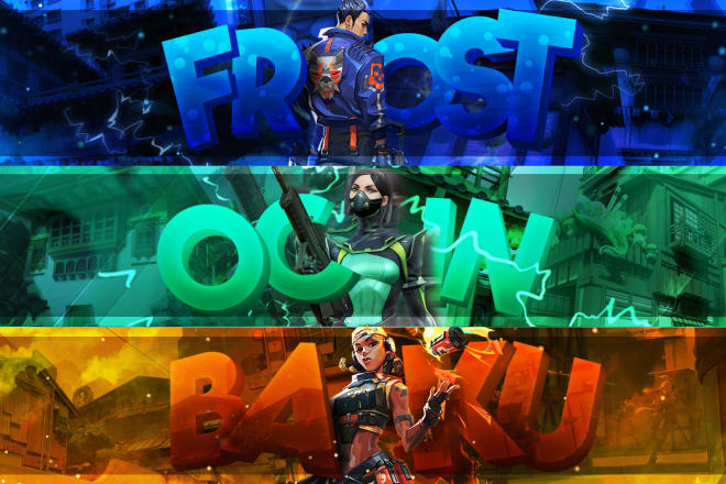 I will make a professional valorant banner and profile picture