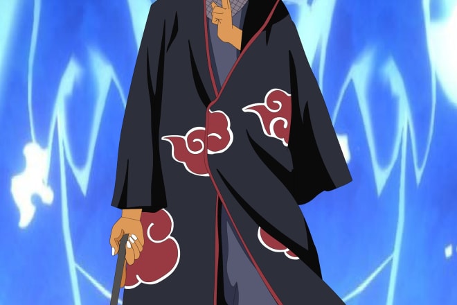 I will make an illustration of yourself as any naruto character