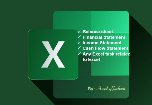 I will make balance sheet financial statement and profit and loss account