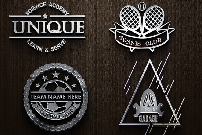 I will make creative badge emblem logo design