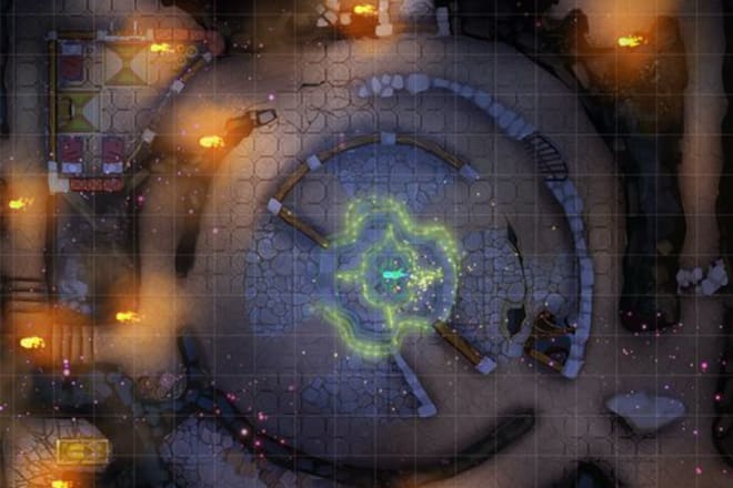 I will make custom fantasy map for your project