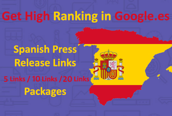 I will make links from the spanish press release sites