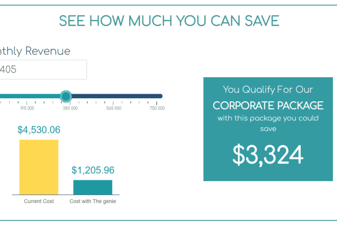 I will make online web calculator or convert excel to web