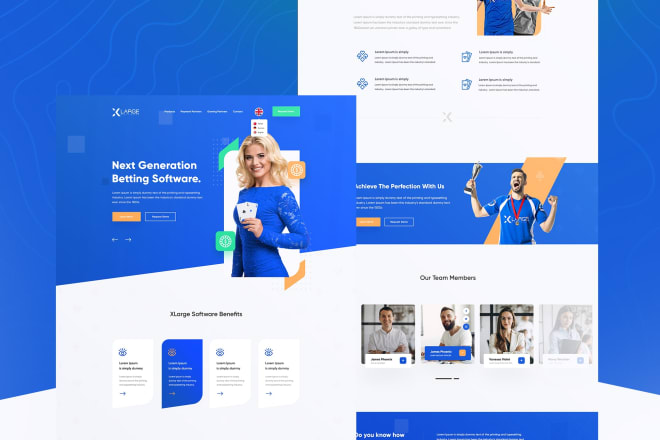 I will make professional UI design for your website projects