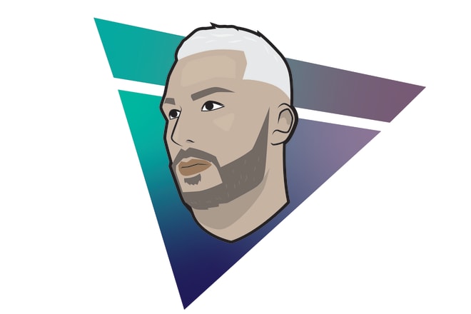 I will make your face to vectorize as cartoon