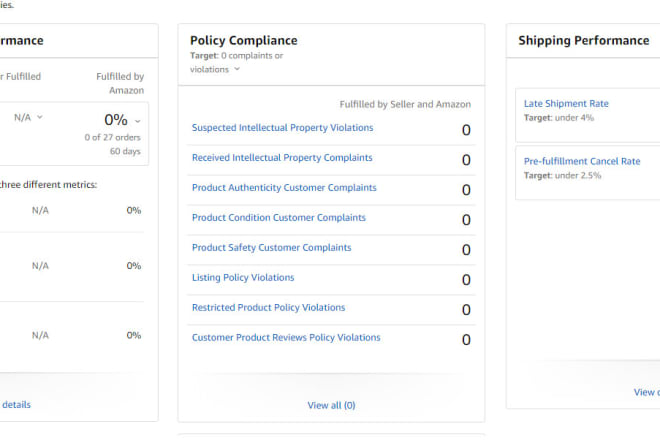 I will manage your amazon seller account keeping clean the account health