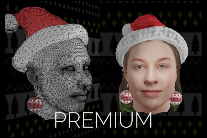 I will model your head in 3d