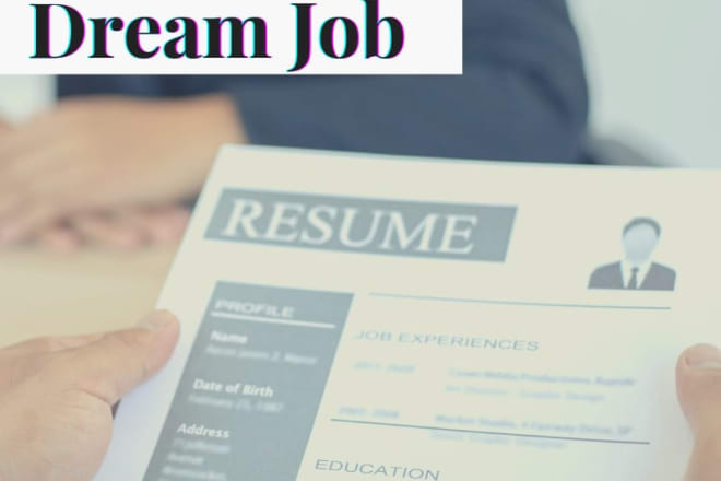 I will offer you a professional resume, and executive CV writing