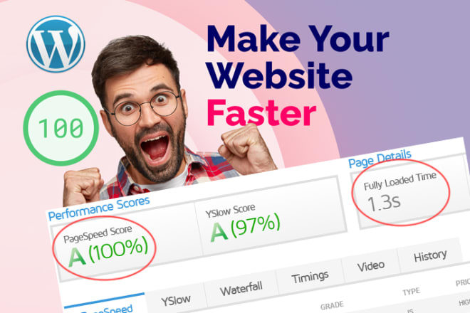 I will optimize wordpress website speed and make it super fast, improve pagespeed score