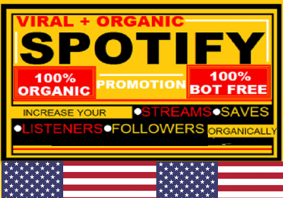 I will organically promote your spotify music to united state users