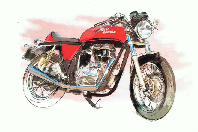I will paint your vehicles in watercolor or oil painting