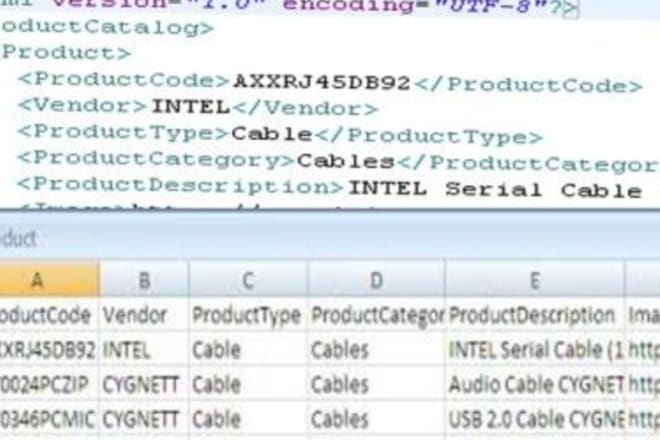 I will parse xml file to csv file