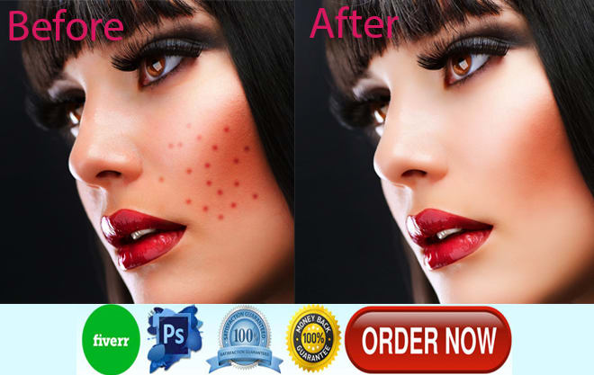 I will photoshop editing high skin retouching