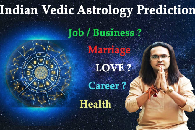 I will predict your future based on vedic astrology