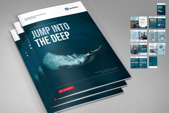 I will professional brochure, flyer press kit