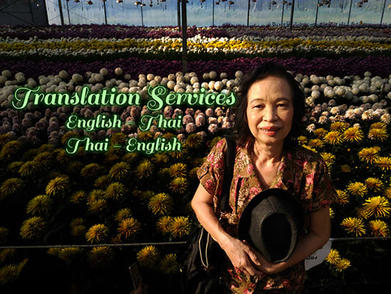 I will professionally translate english to thai and vice versa