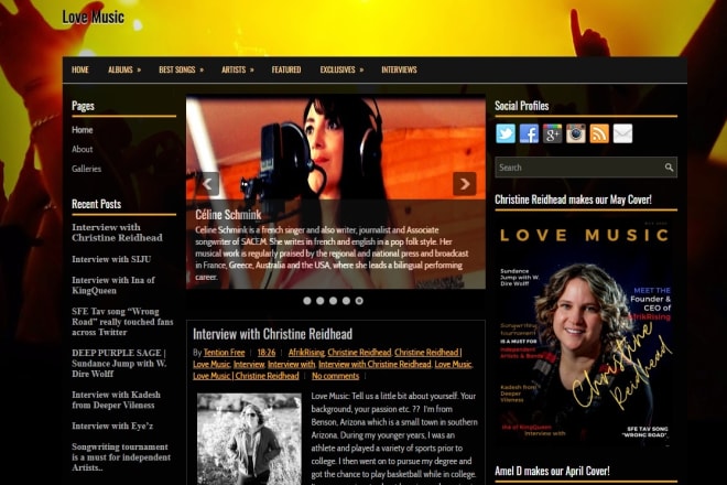 I will promote you on my music blog