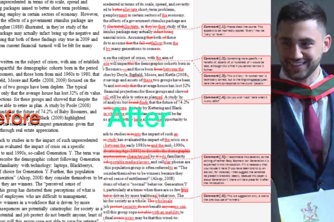 I will proofread and copy edit your document, medical and nonmedical