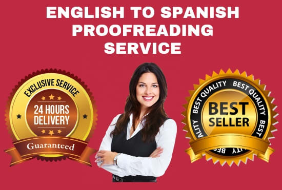 I will proofread and edit spanish text and documents